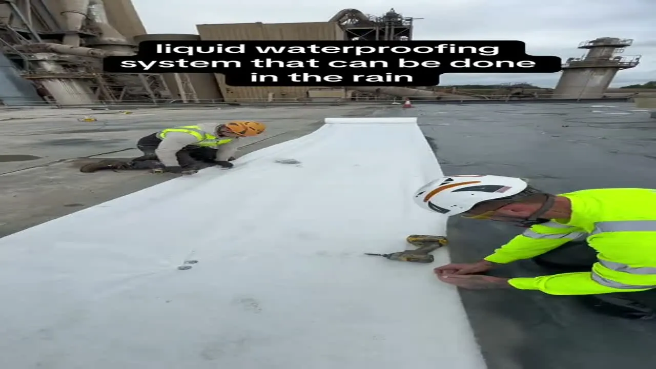 Wet Fusion Waterproofing System for Commercial Roofs