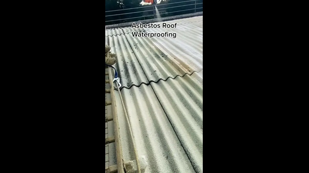 Waterproofing Asbestos Roofs Without Removing Them